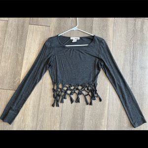 Long Sleeve Crop Top